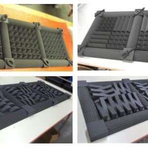 Acoustic Large Tiles with Columns Kit