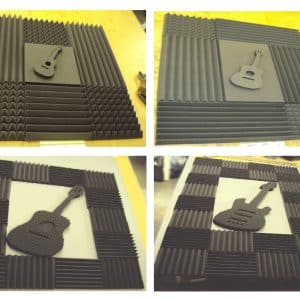 Acoustic Foam Guitar Shape- Style #119