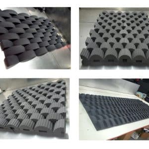 Acoustic Soundproofing Foam Kit overall size 50"x 84"