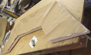 Bay window foam template